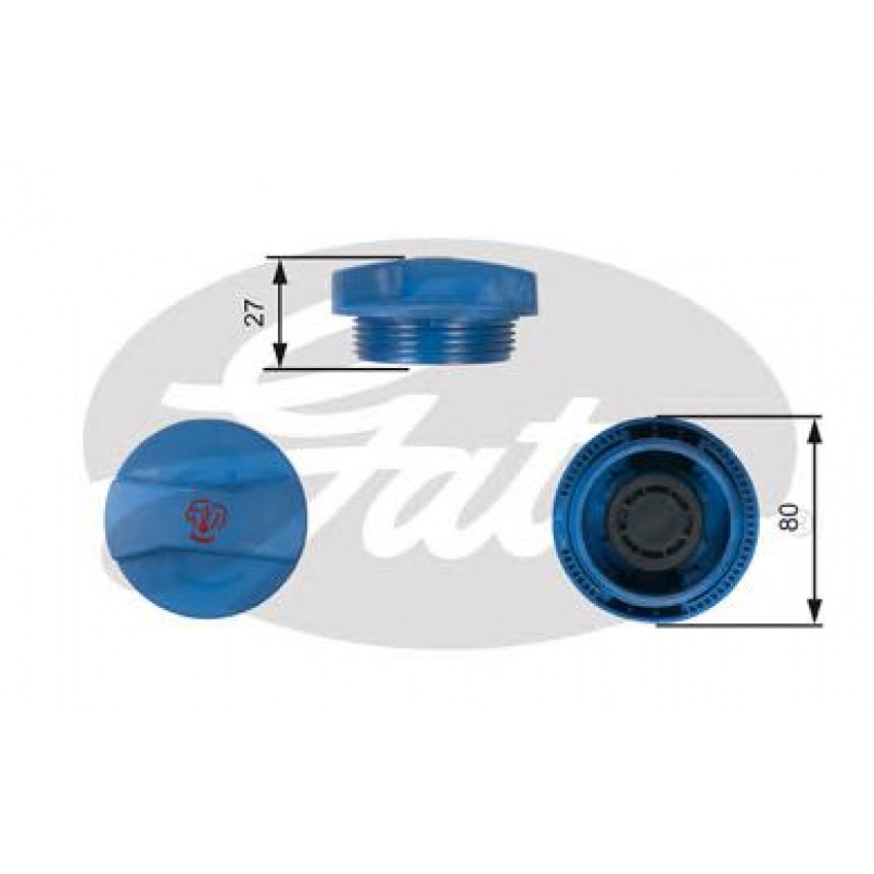 RC211 (7410-30049)  Кришка розширювального бачка системи охолодження GATES