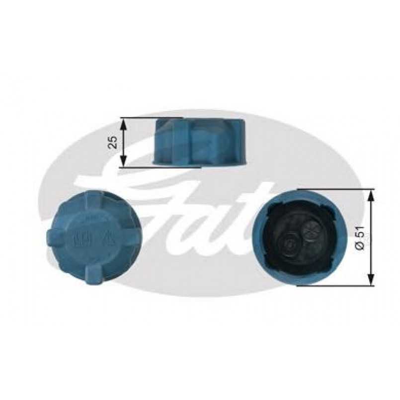 RC220 (7410-30062)  Кришка розширювального бачка системи охолодження GATES