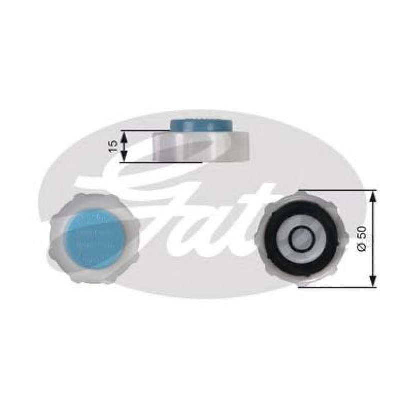 RC221 (7410-30063)  Кришка розширювального бачка системи охолодження GATES