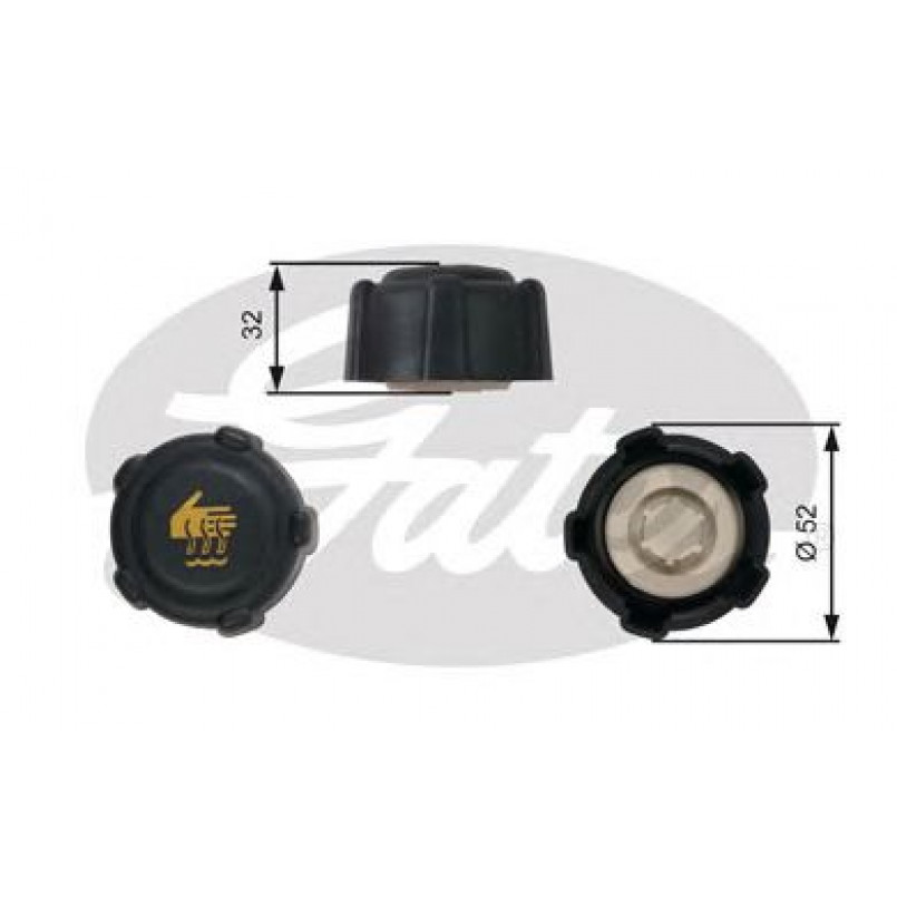 RC223 (7410-30065) Кришка розширювального бачка системи охолодження GATES