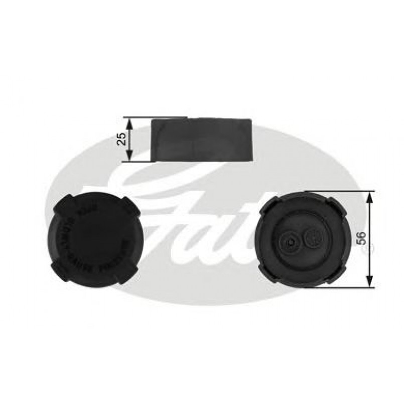RC238 (7410-30083)  Кришка розширювального бачка системи охолодження GATES