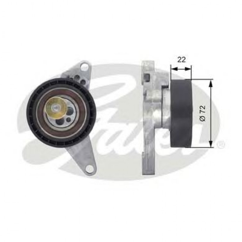 T43002 (7784-21002)  Натяжний ролик ременя ГРМ GATES POWERGRIP TENSIONER