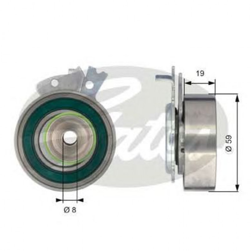 T43038 (7784-21031)  Натяжний ролик ременя ГРМ GATES POWERGRIP TENSIONER