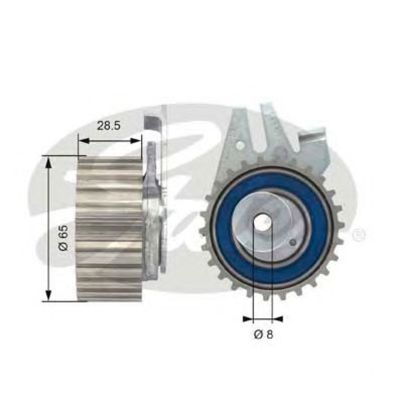T43044 (7784-21037)  Натяжний ролик ременя ГРМ GATES POWERGRIP TENSIONER