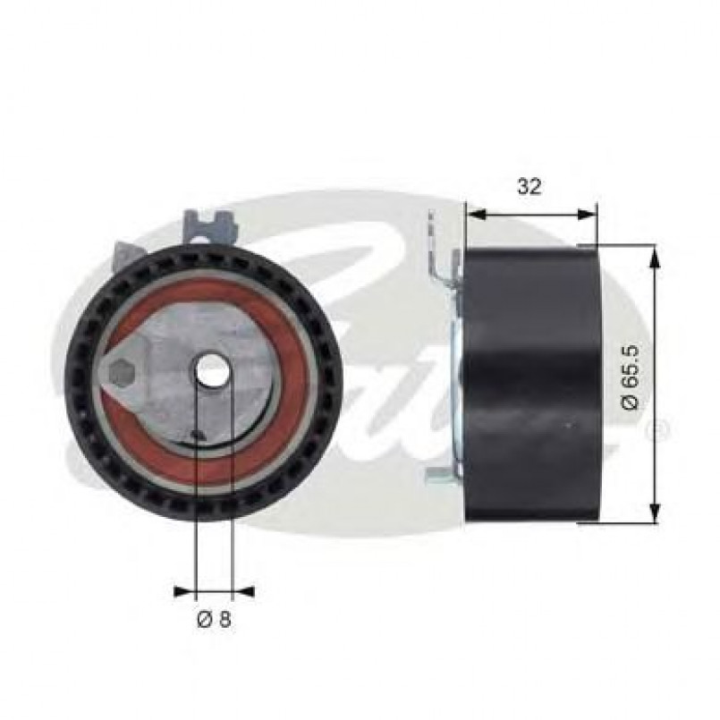 T43064 (7784-21057)  Натяжний ролик ременя ГРМ GATES POWERGRIP TENSIONER