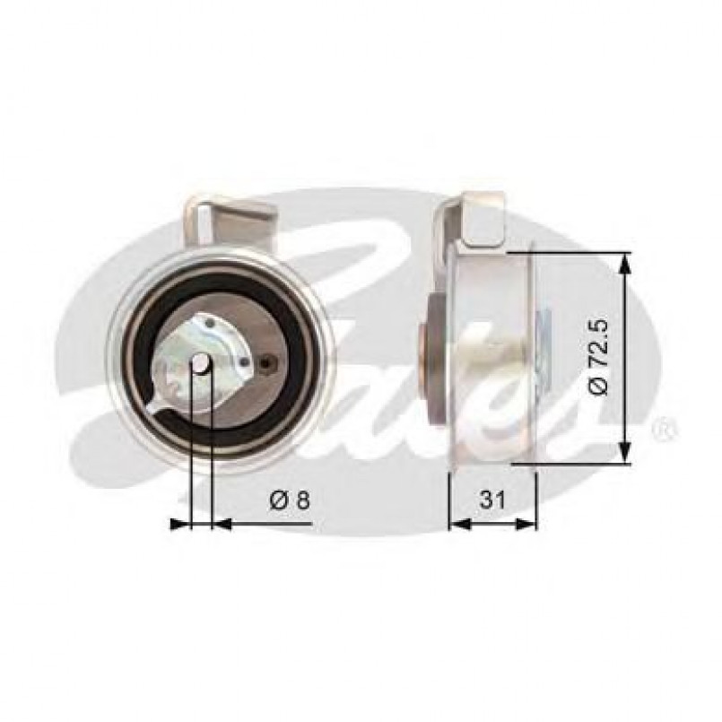 T43072 (7784-21065)  Натяжний ролик ременя ГРМ GATES POWERGRIP TENSIONER