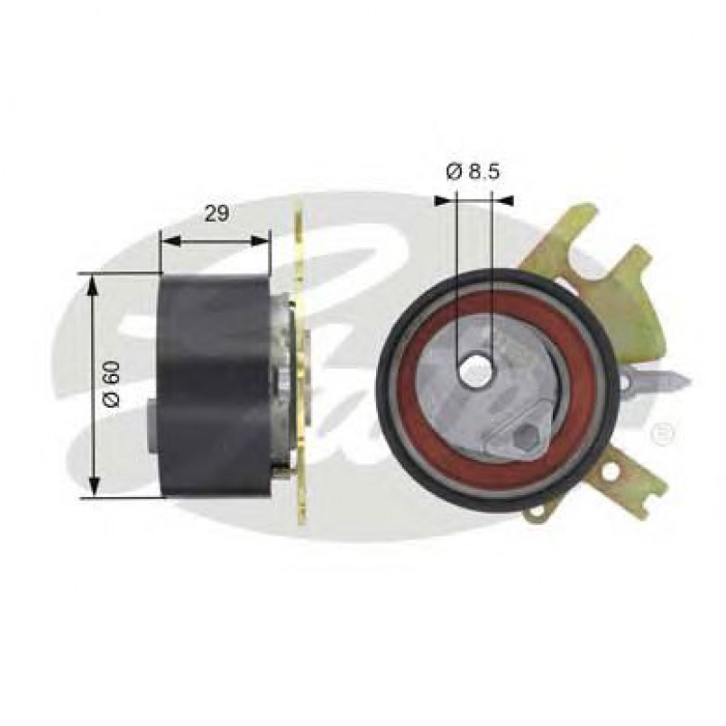 T43089 (7784-21082)  Натяжний ролик ременя ГРМ GATES POWERGRIP TENSIONER