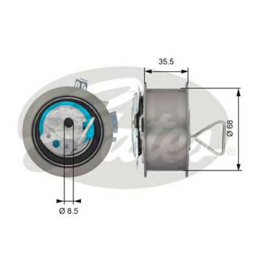 T43091 (7784-21084)  Натяжний ролик ременя ГРМ GATES POWERGRIP TENSIONER