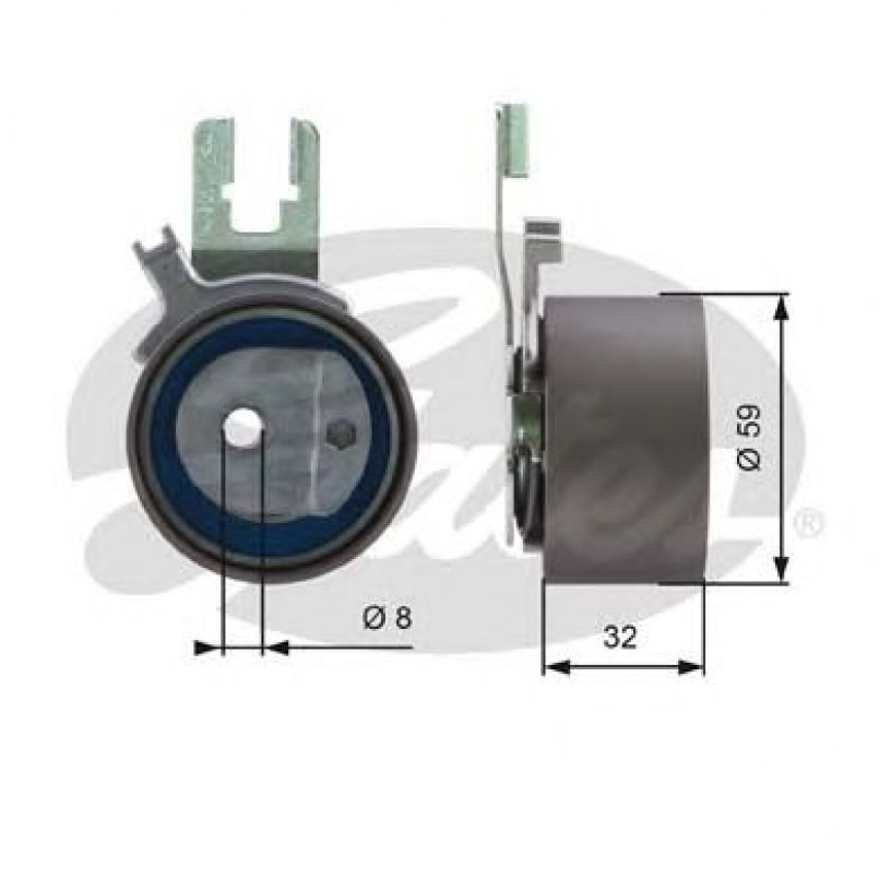 T43119 (7784-21098)  Натяжний ролик ременя ГРМ GATES POWERGRIP TENSIONER
