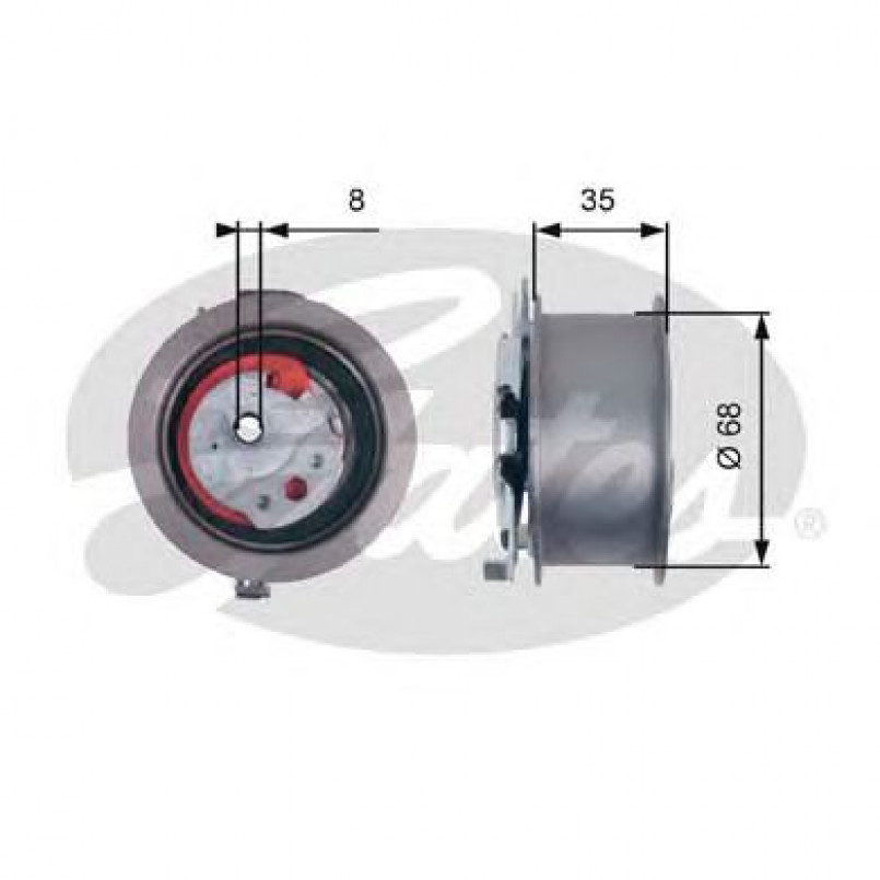 T43181 (7784-21150)  Натяжний ролик ременя ГРМ GATES POWERGRIP TENSIONER