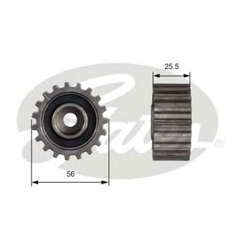 T42000 (7786-21093)  Обвідний ролик ременя ГРМ GATES POWERGRIP IDLER