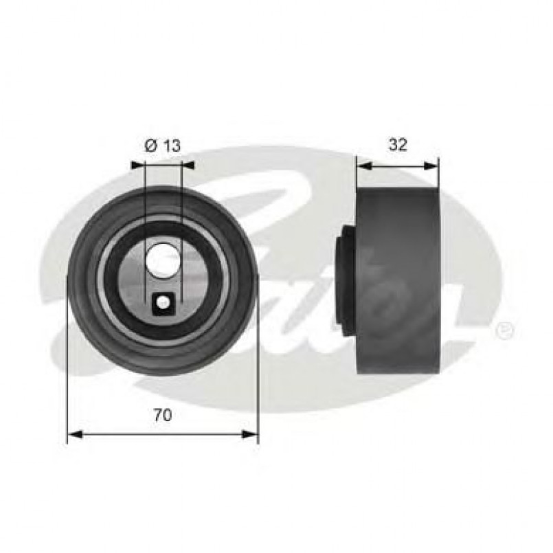 T41131 (7786-21173)  Натяжний ролик ременя ГРМ GATES POWERGRIP TENSIONER