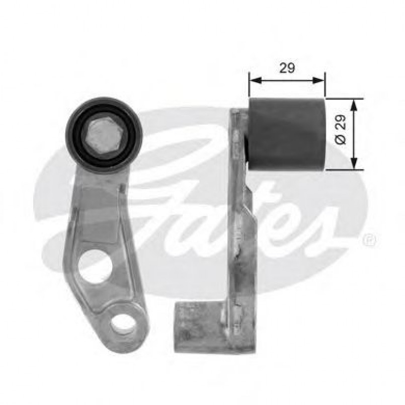 T42049 (7786-21342)  Обвідний ролик ременя ГРМ GATES POWERGRIP IDLER
