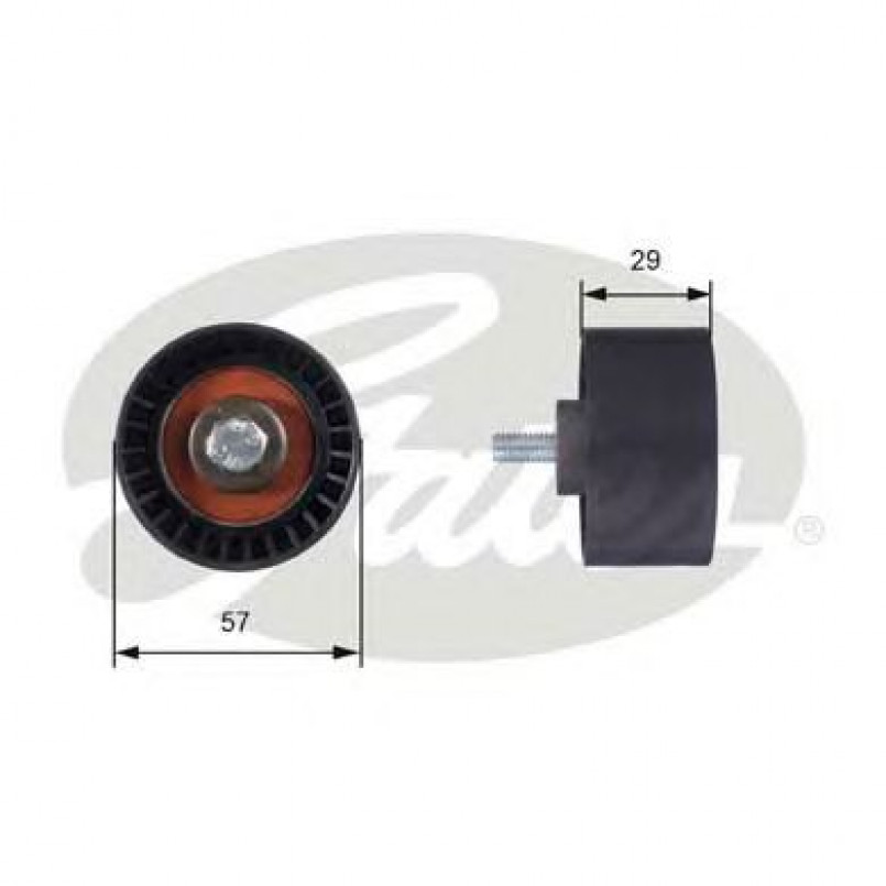 T42060 (7786-21353)  Обвідний ролик ременя ГРМ GATES POWERGRIP IDLER