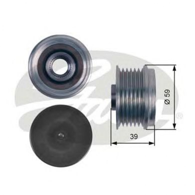 OAP7113 (7789-10086)  Шків генератора GATES OVERRUNNING PULLEY