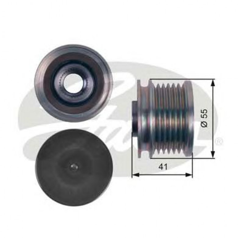 OAP7115 (7789-10089)  Шків генератора GATES OVERRUNNING PULLEY