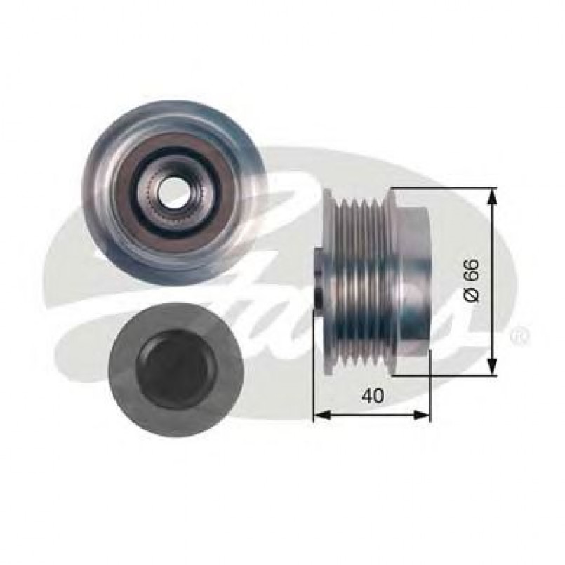 OAP7121 (7789-10096)  Шків генератора GATES OVERRUNNING PULLEY