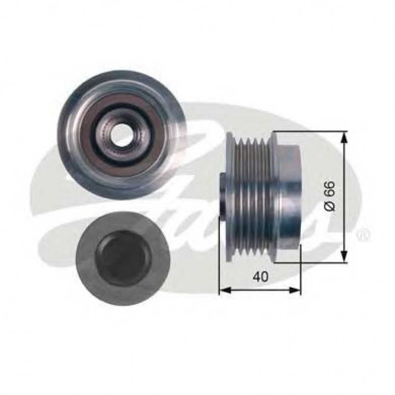 OAP7122 (7789-10097)  Шків генератора GATES OVERRUNNING PULLEY