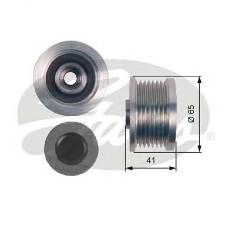 OAP7125 (7789-10100)  Шків генератора GATES OVERRUNNING PULLEY
