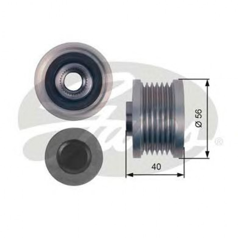 OAP7129 (7789-10104)  Шків генератора GATES OVERRUNNING PULLEY