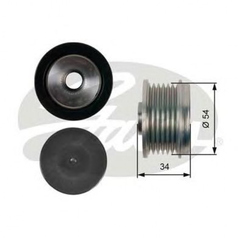 OAP7135 (7789-10109)  Шків генератора GATES OVERRUNNING PULLEY
