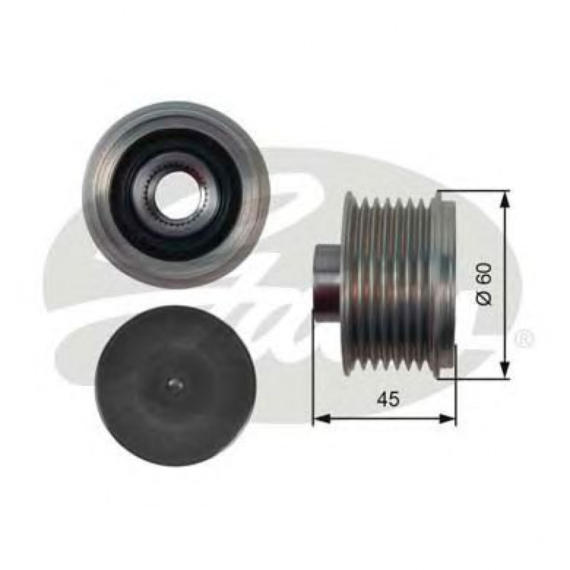 OAP7136 (7789-10110)  Шків генератора GATES OVERRUNNING PULLEY