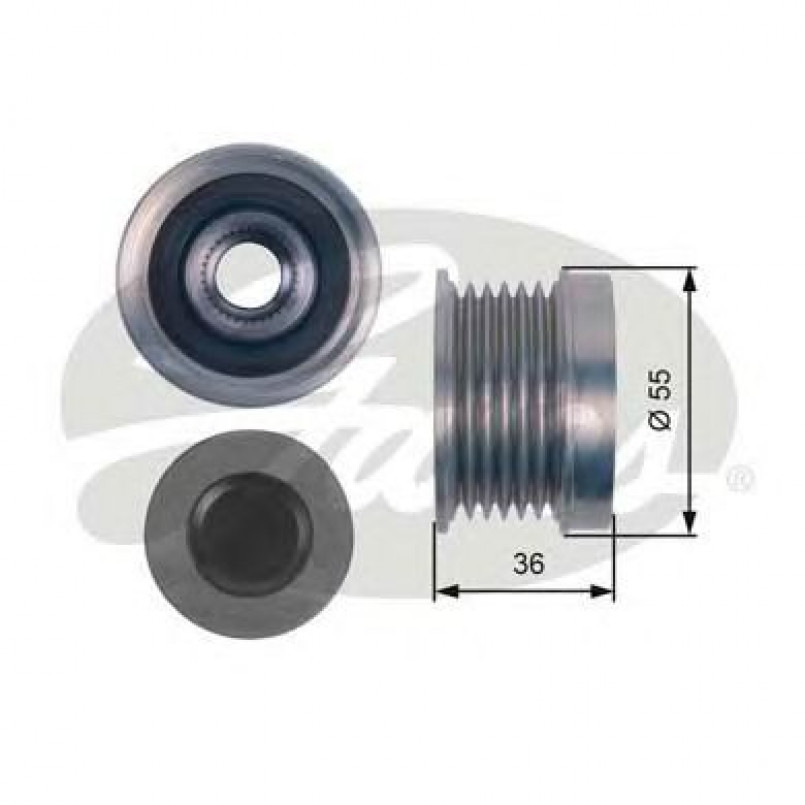 OAP7138 (7789-10112)  Шків генератора GATES OVERRUNNING PULLEY