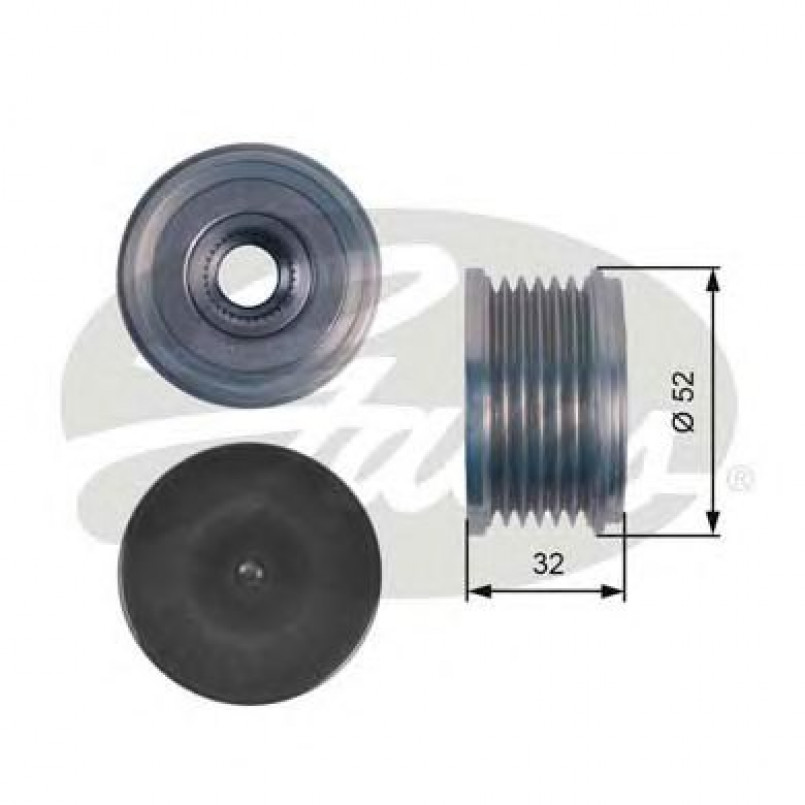OAP7140 (7789-10114)  Шків генератора GATES OVERRUNNING PULLEY