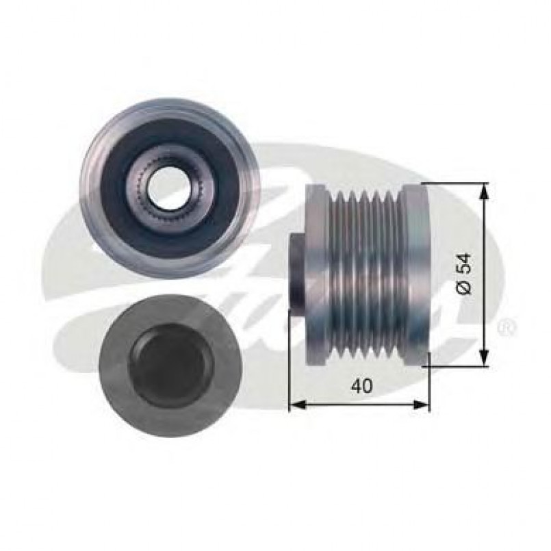 OAP7142 (7789-10115)  Шків генератора GATES OVERRUNNING PULLEY