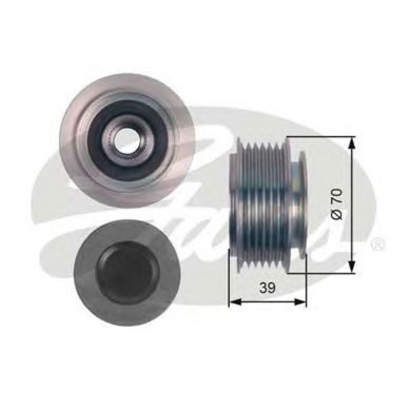OAP7143 (7789-10116)  Шків генератора GATES OVERRUNNING PULLEY