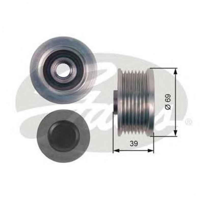 OAP7149 (7789-10121)  Шків генератора GATES OVERRUNNING PULLEY
