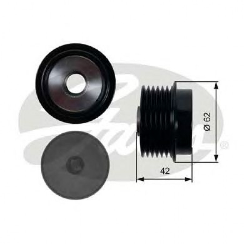 OAP7152 (7789-10124)  Шків генератора GATES OVERRUNNING PULLEY