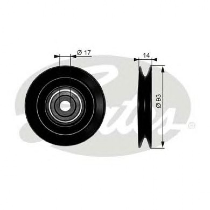 T38003 (7803-21003)  Обвідний ролик GATES DRIVEALIGN MV IDLER