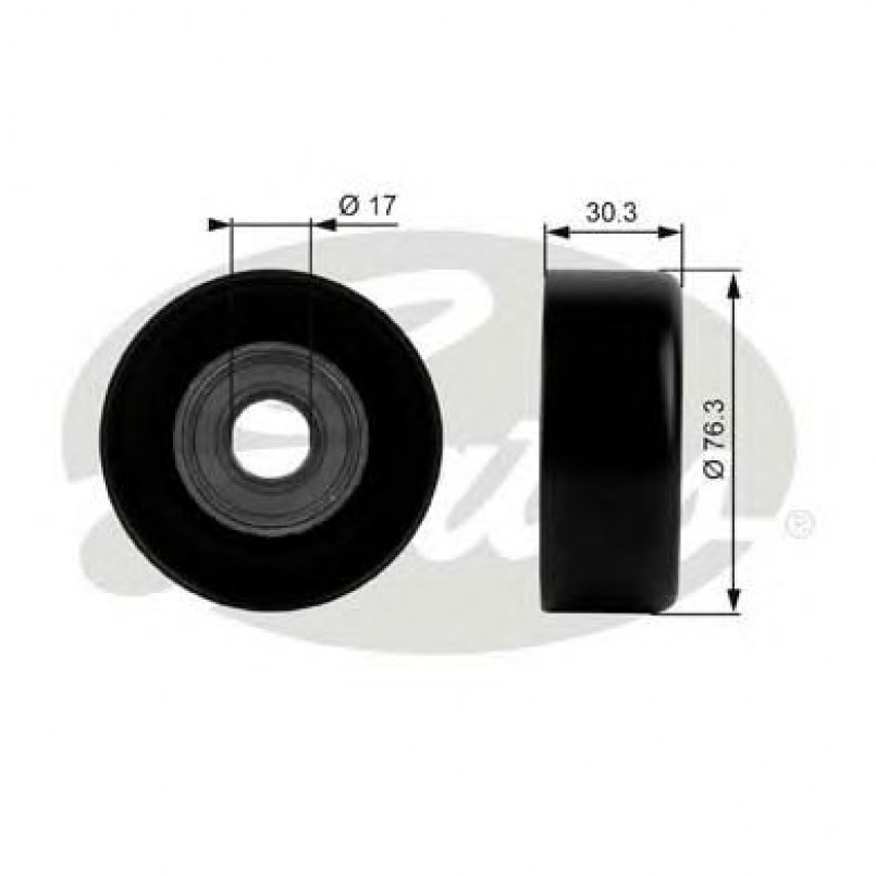 T38006 (7803-21006) Обвідний ролик GATES DRIVEALIGN MV IDLER