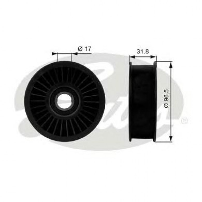T38012 (7803-21012)  Обвідний ролик GATES DRIVEALIGN MV IDLER