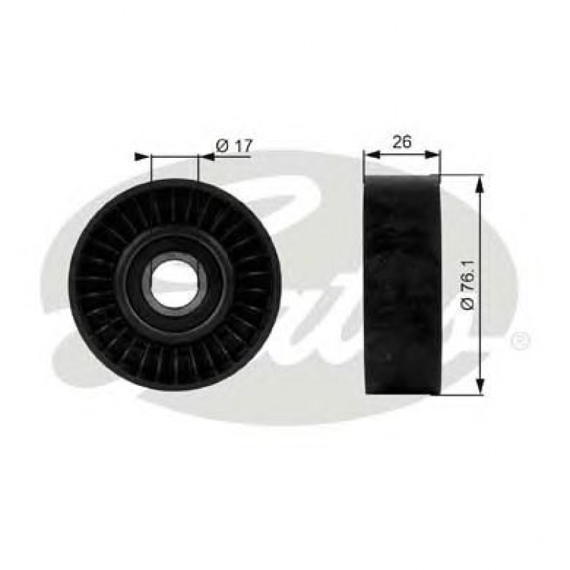 T38015 (7803-21015)  Обвідний ролик GATES DRIVEALIGN MV IDLER