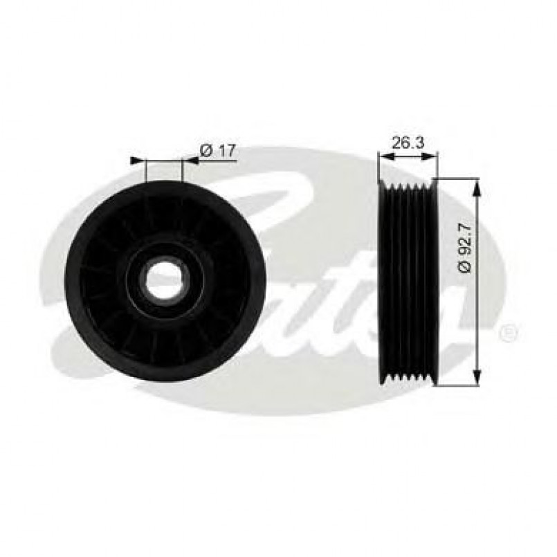 T38019 (7803-21019)  Обвідний ролик GATES DRIVEALIGN MV IDLER
