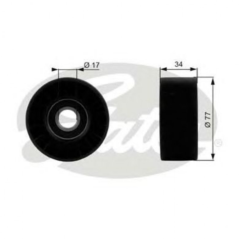 T38023 (7803-21023)  Обвідний ролик GATES DRIVEALIGN MV IDLER