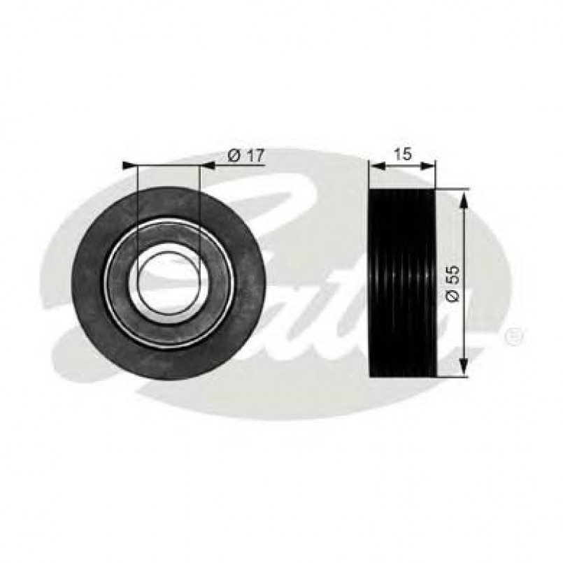 T38025 (7803-21025)  Обвідний ролик GATES DRIVEALIGN MV IDLER