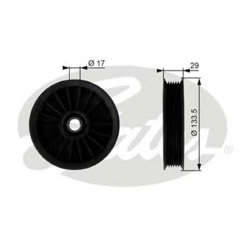 T38029 (7803-21029)  Обвідний ролик GATES DRIVEALIGN MV IDLER