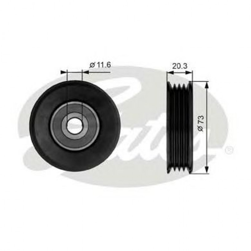 T38031 (7803-21031)  Обвідний ролик GATES DRIVEALIGN MV IDLER