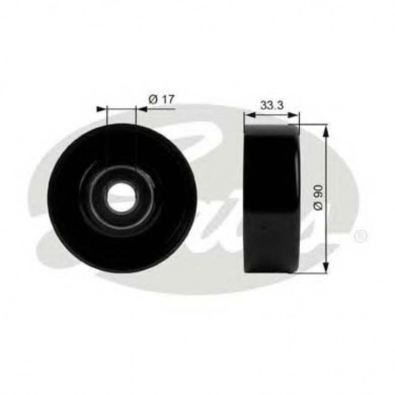 T38033 (7803-21033)  Обвідний ролик GATES DRIVEALIGN MV IDLER