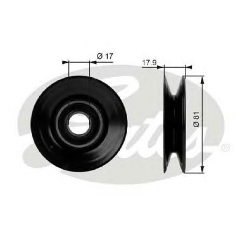 T38037 (7803-21037)  Обвідний ролик GATES DRIVEALIGN MV IDLER