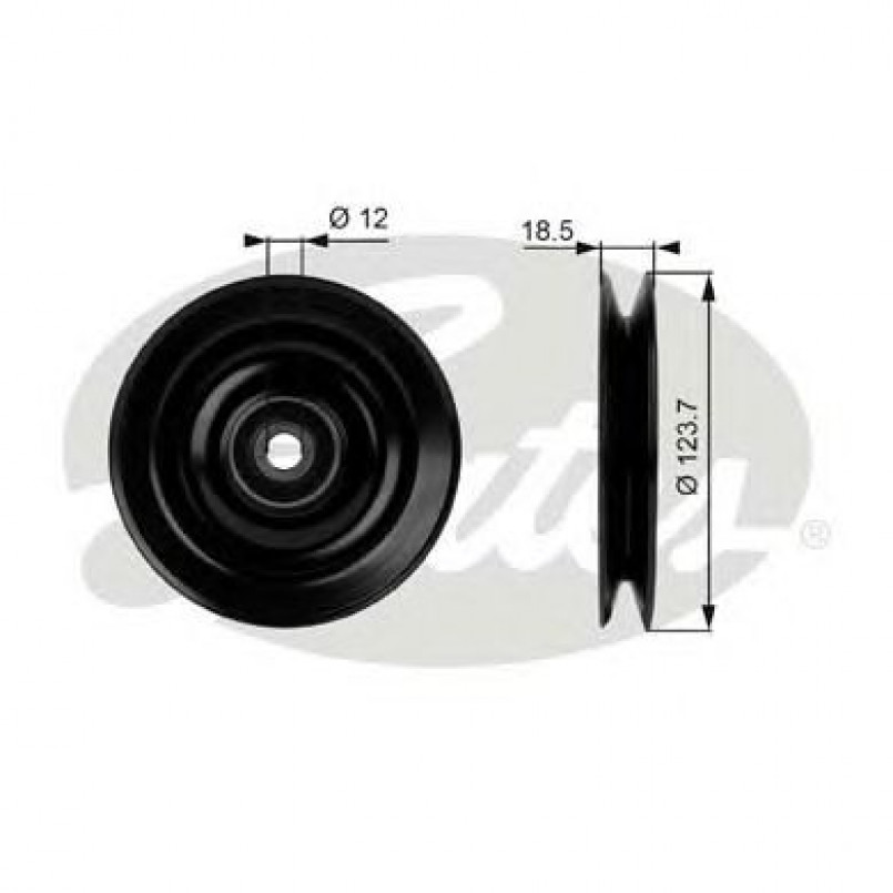 T38040 (7803-21040)  Обвідний ролик GATES DRIVEALIGN MV IDLER