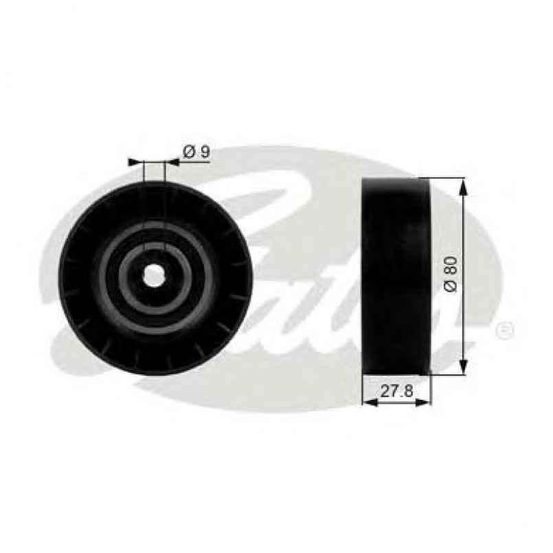 T38046 (7803-21046)  Обвідний ролик GATES DRIVEALIGN MV IDLER