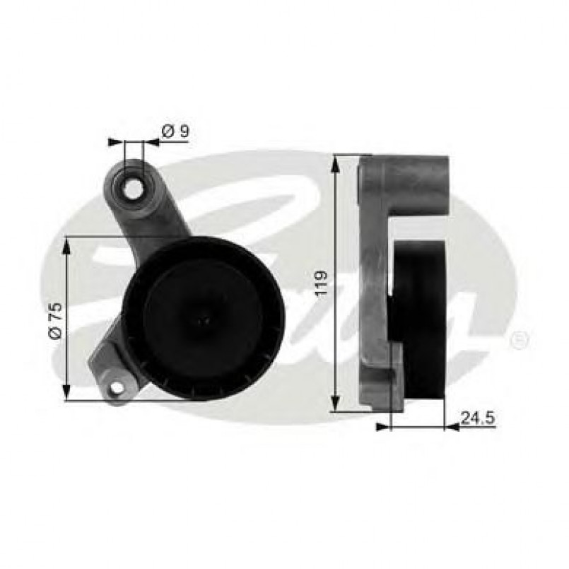 T38061 (7803-21061)  Обвідний ролик GATES DRIVEALIGN MV IDLER