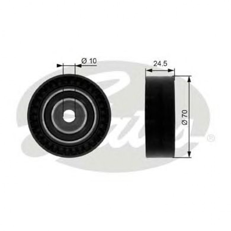T38071 (7803-21071)  Обвідний ролик GATES DRIVEALIGN MV IDLER