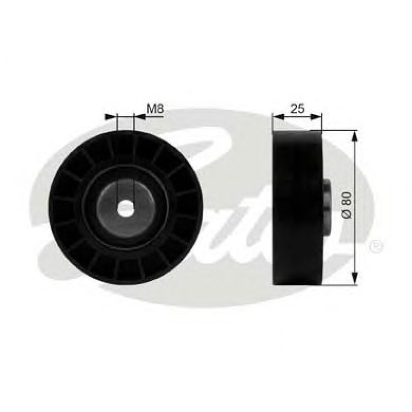 T38081 (7803-21081)  Обвідний ролик GATES DRIVEALIGN MV IDLER