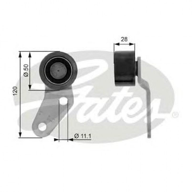 T38085 (7803-21085)  Обвідний ролик GATES DRIVEALIGN MV IDLER