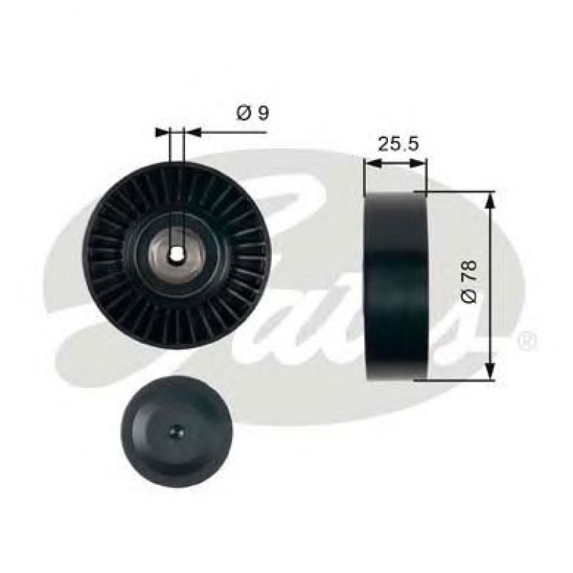 T38087 (7803-21087)  Обвідний ролик GATES DRIVEALIGN MV IDLER